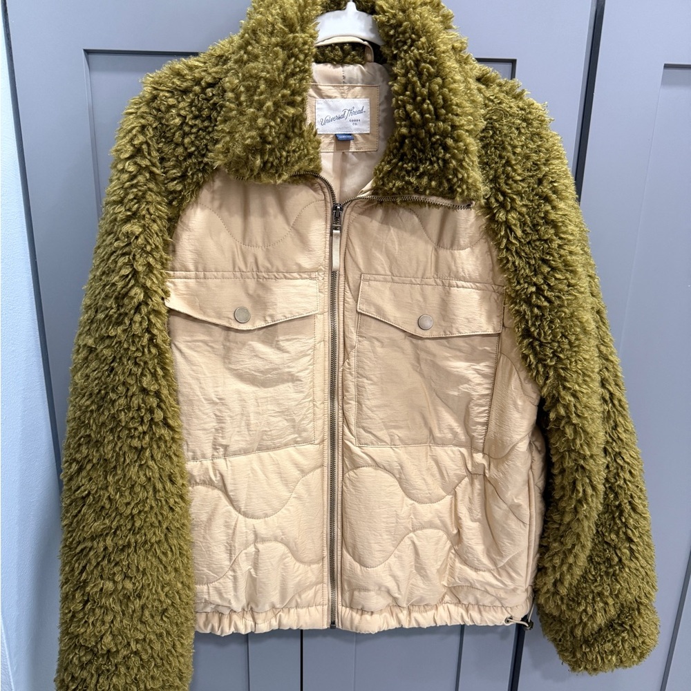 Universal Thread Olive And Beige Jacket - image 1